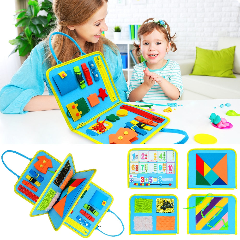 Pieuvre Sensorielle Montessori - LBDM  Tapis de jeux, Jouets sensoriels,  Apprentissage proprete