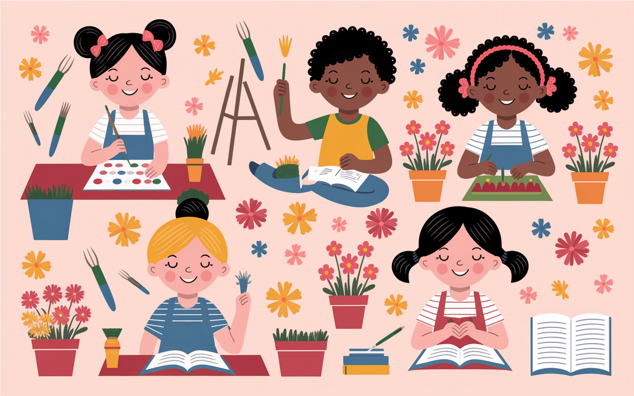 enfants 6-12 ans épanouis grâce aux activités périscolaires