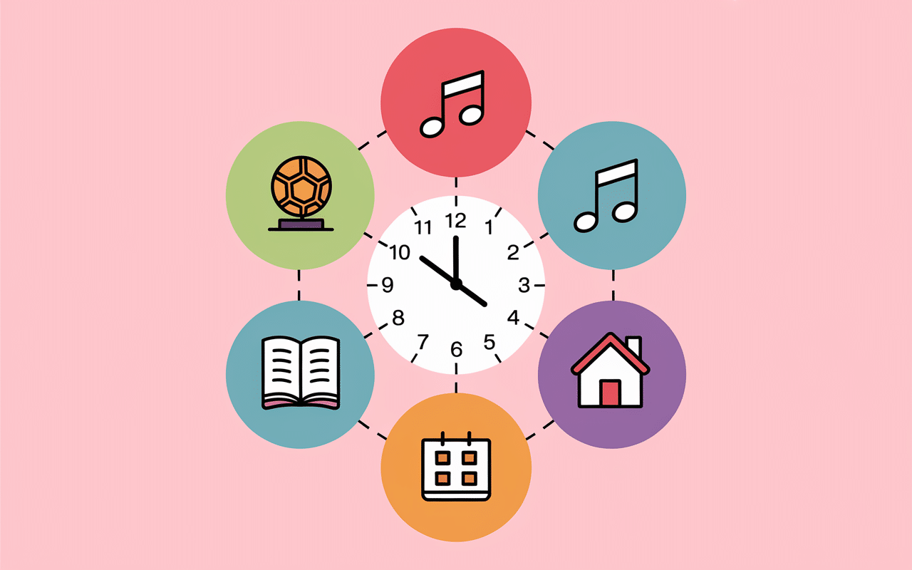 planning équilibre pour activités périscolaires 6-12 ans