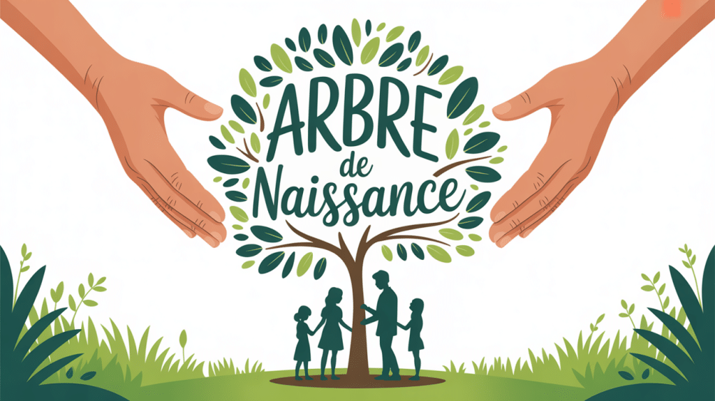 image arbre de naissance famille symbolique