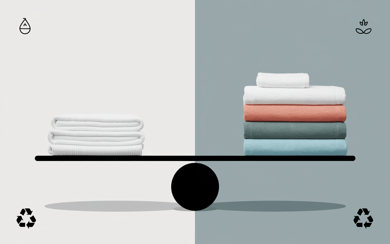 Comparaison couche de bain bébé jetable et lavable