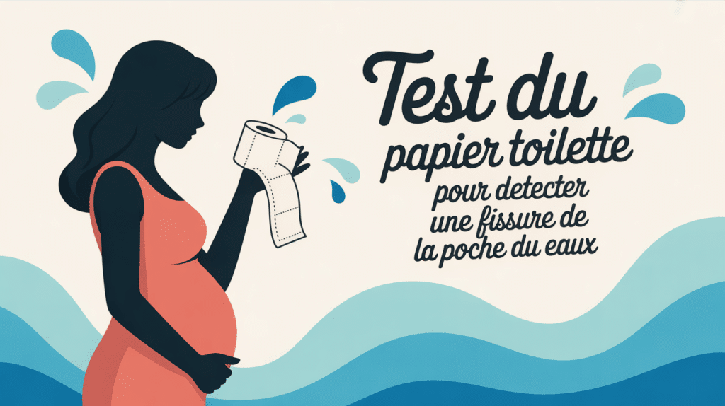 femme enceinte test papier toilette fissure poche des eaux