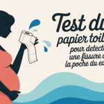 femme enceinte test papier toilette fissure poche des eaux