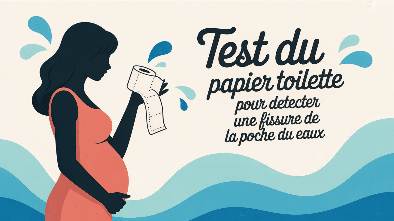femme enceinte test papier toilette fissure poche des eaux