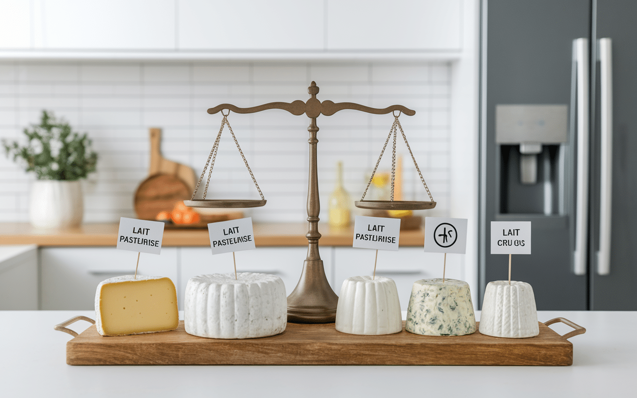 j'ai mangé du fromage râpé enceinte lait cru lait pasteurisé sécurité