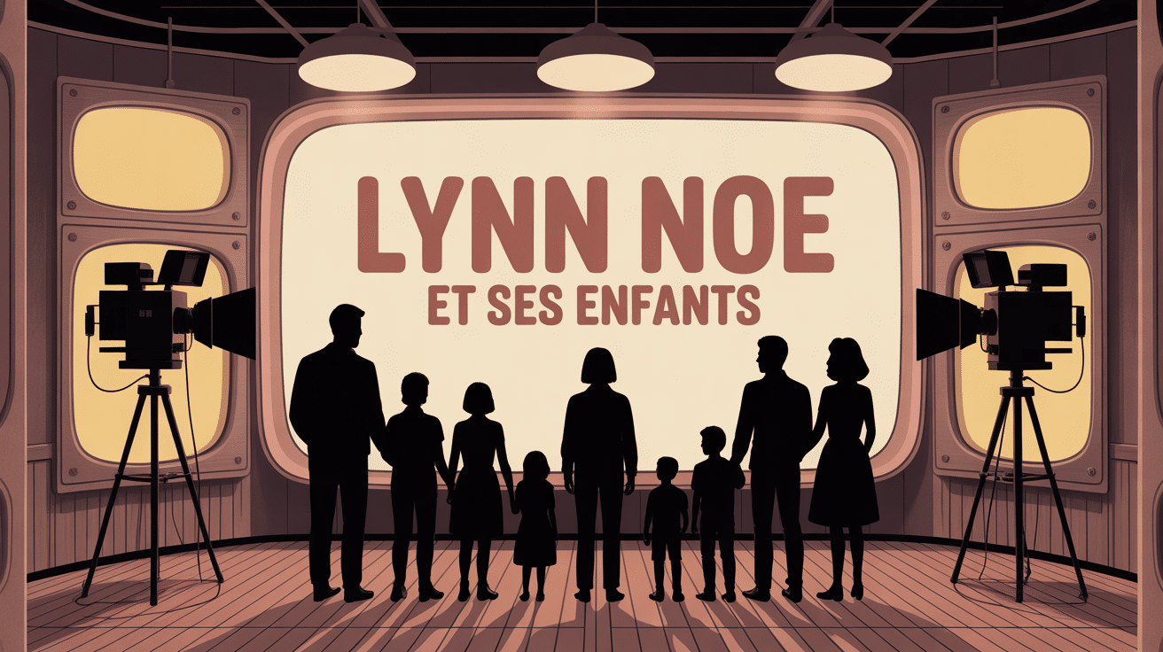 lynn noe enfants silhouettes famille studio tv