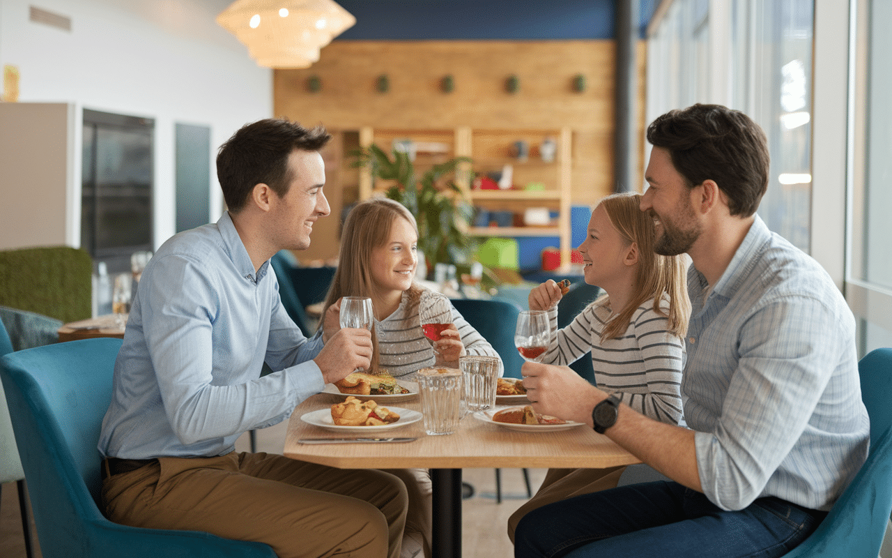 Repas famille restaurant kids friendly Lyon