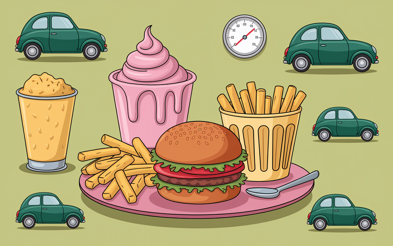 mcdo enceinte burger frites dessert securite