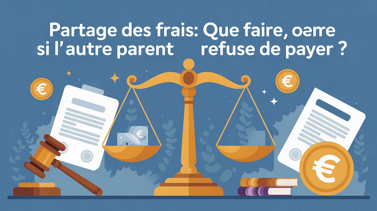 Non respect du partage des frais après décision du jaf illustration justice