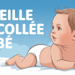 Bebe allonge avec oreille décollée calme