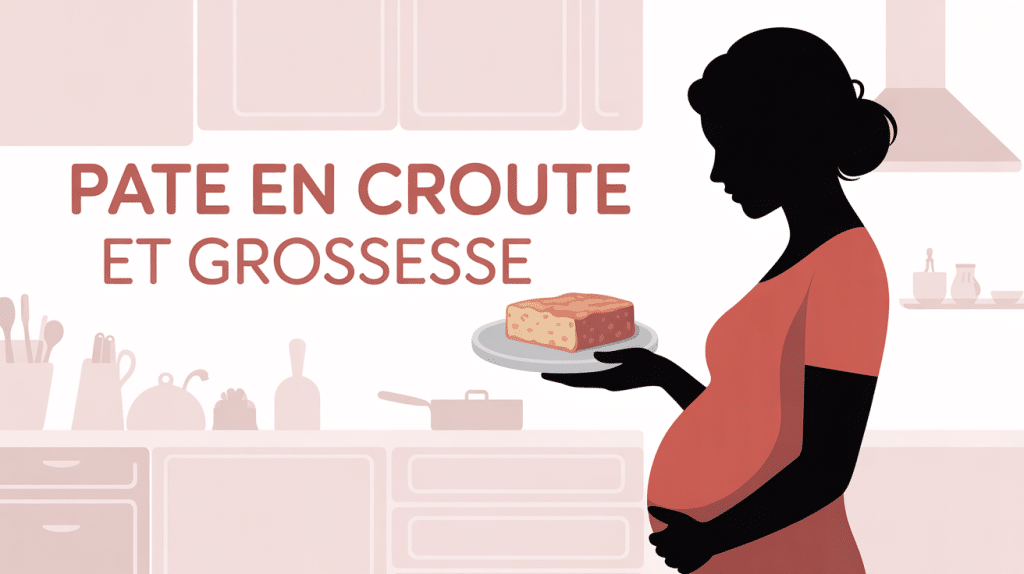 Femme enceinte pate en croute enceinte securite cuisine