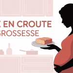 Femme enceinte pate en croute enceinte securite cuisine