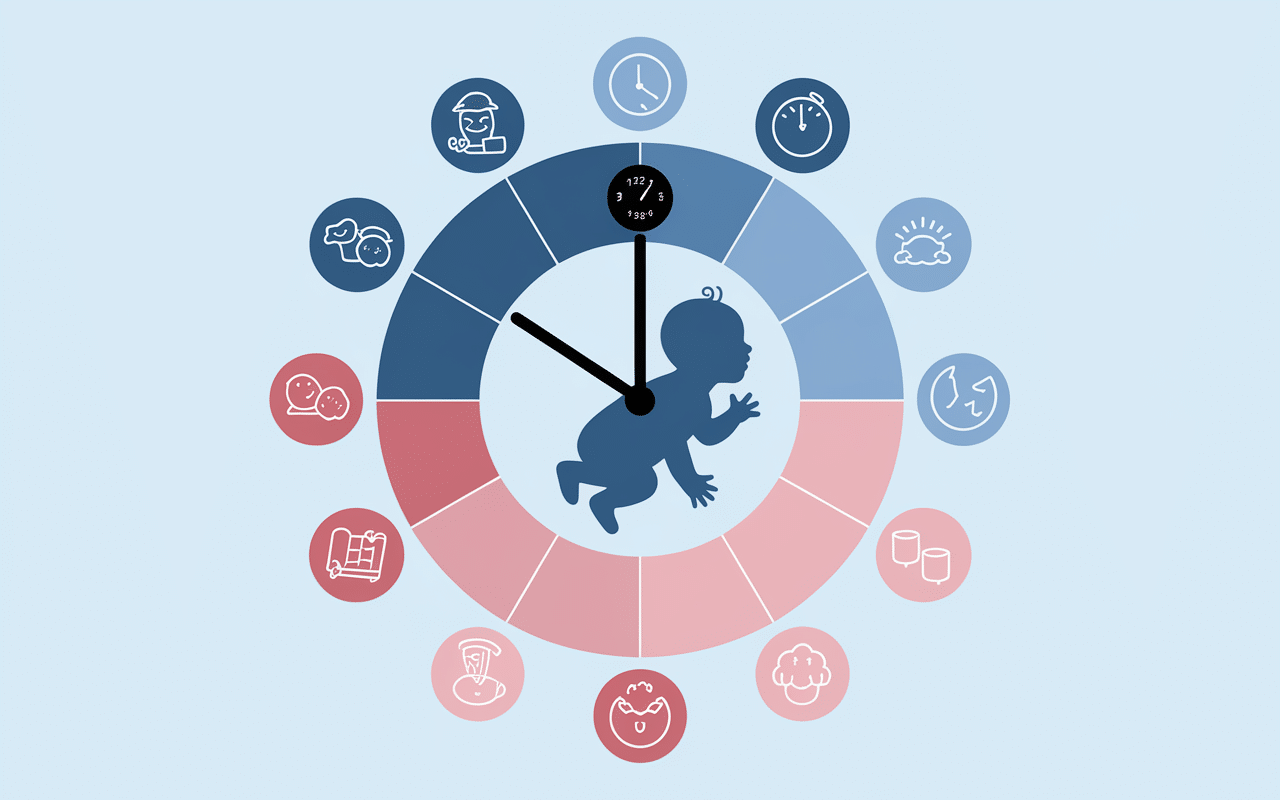 Regresssion sommeil 4 mois cycles bebe