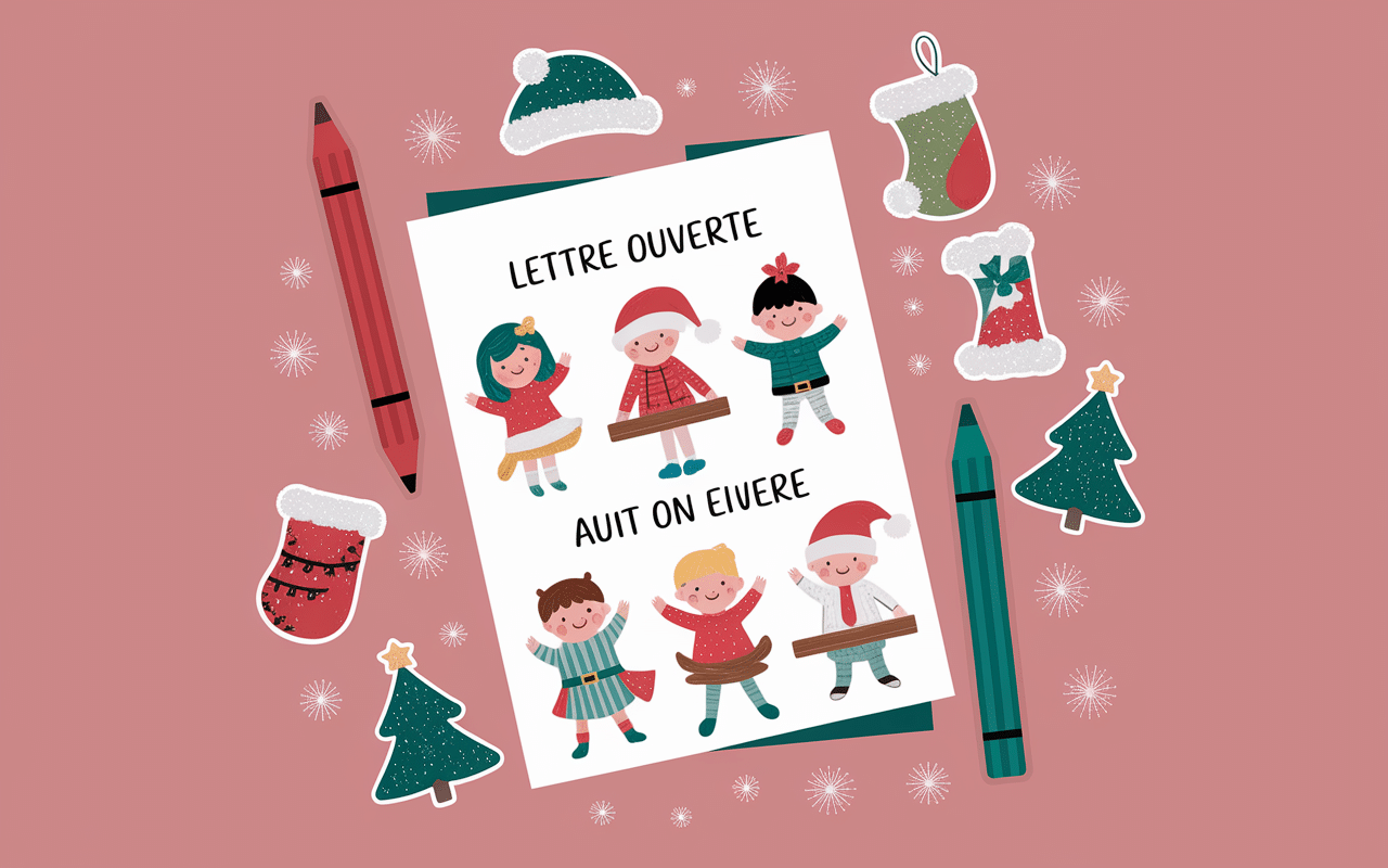 lettre personnalisée réponse du père Noël gratuit avec dessins