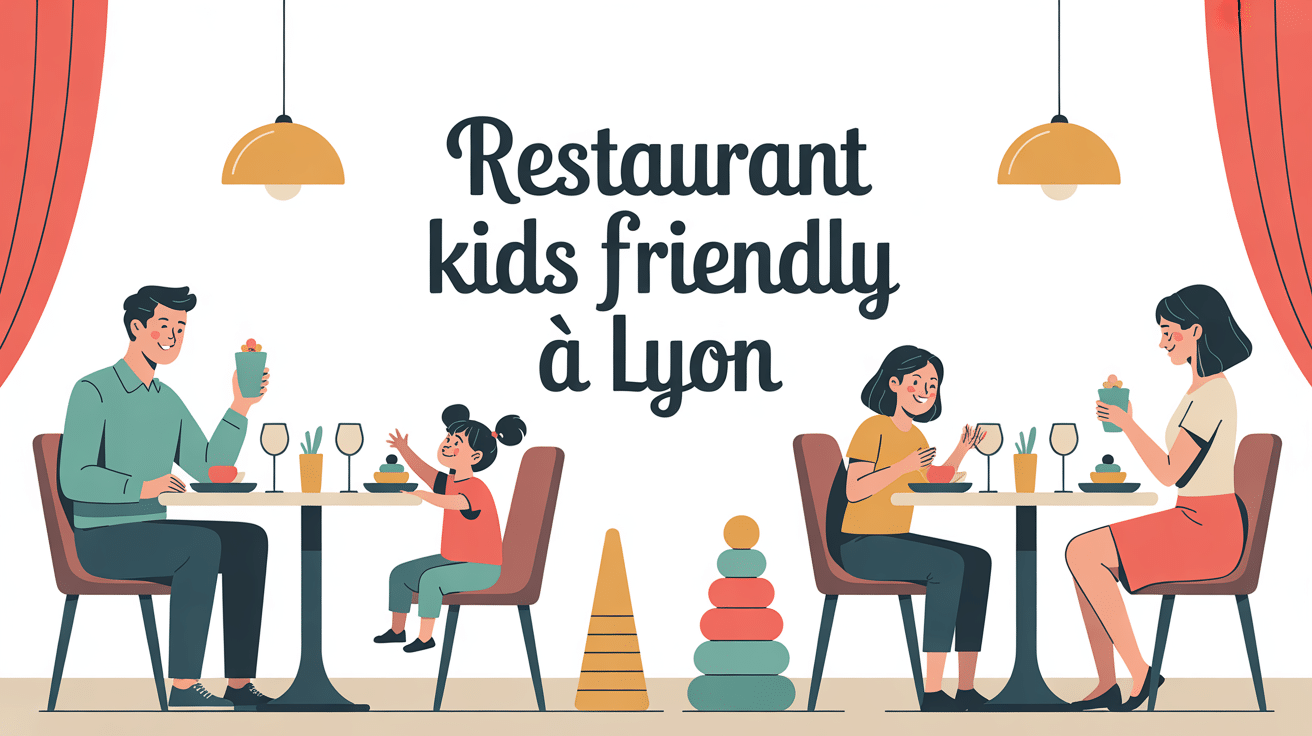 Famille joyeuse restaurant kids friendly Lyon