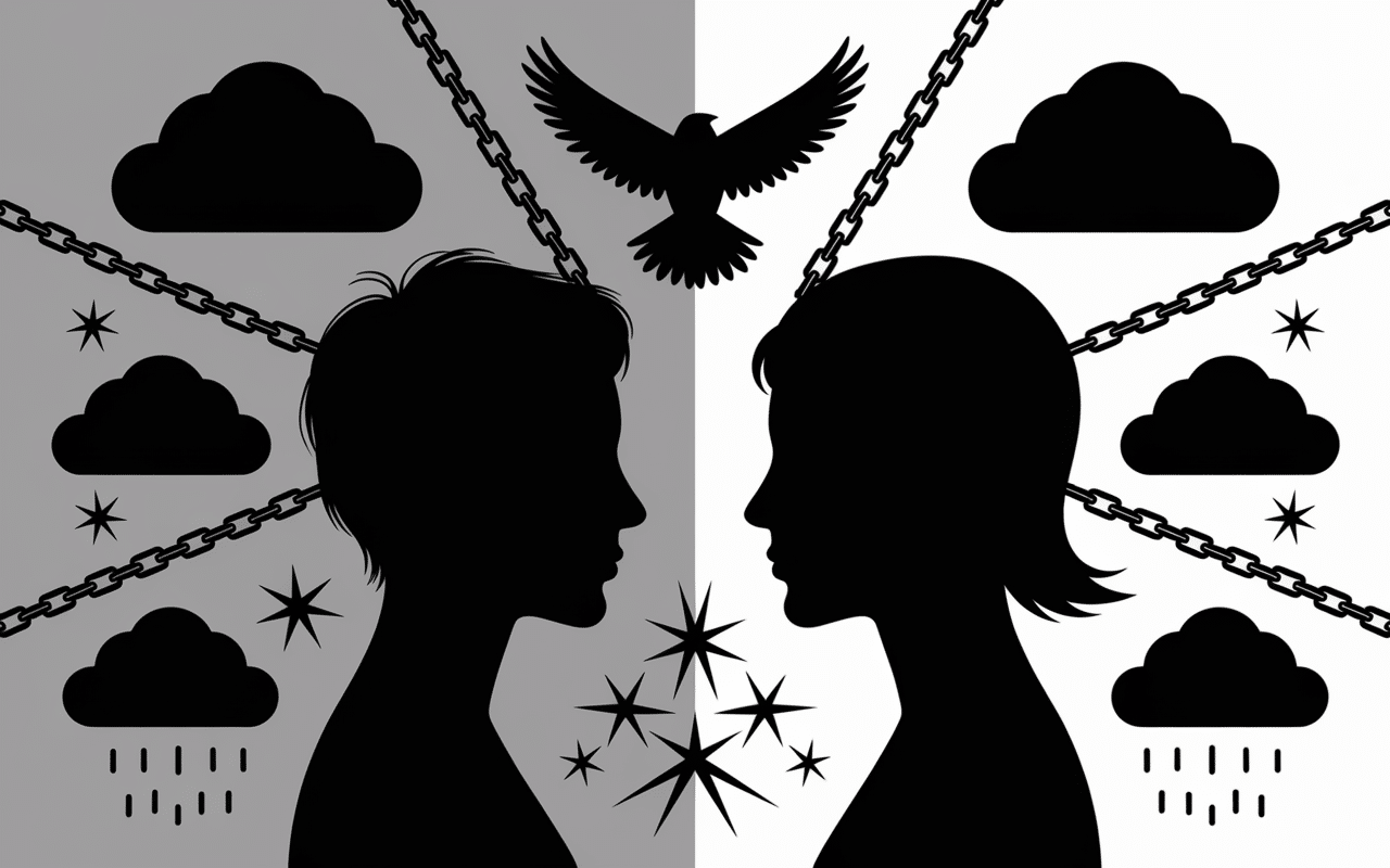 13 signes d'un parent toxique illustration contrôle émotions négatives