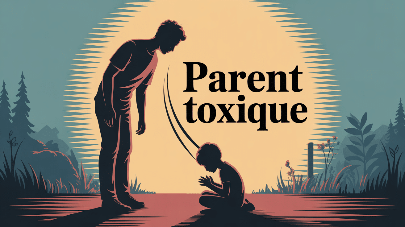 13 signes d'un parent toxique ombre menaçante adulte sur enfant