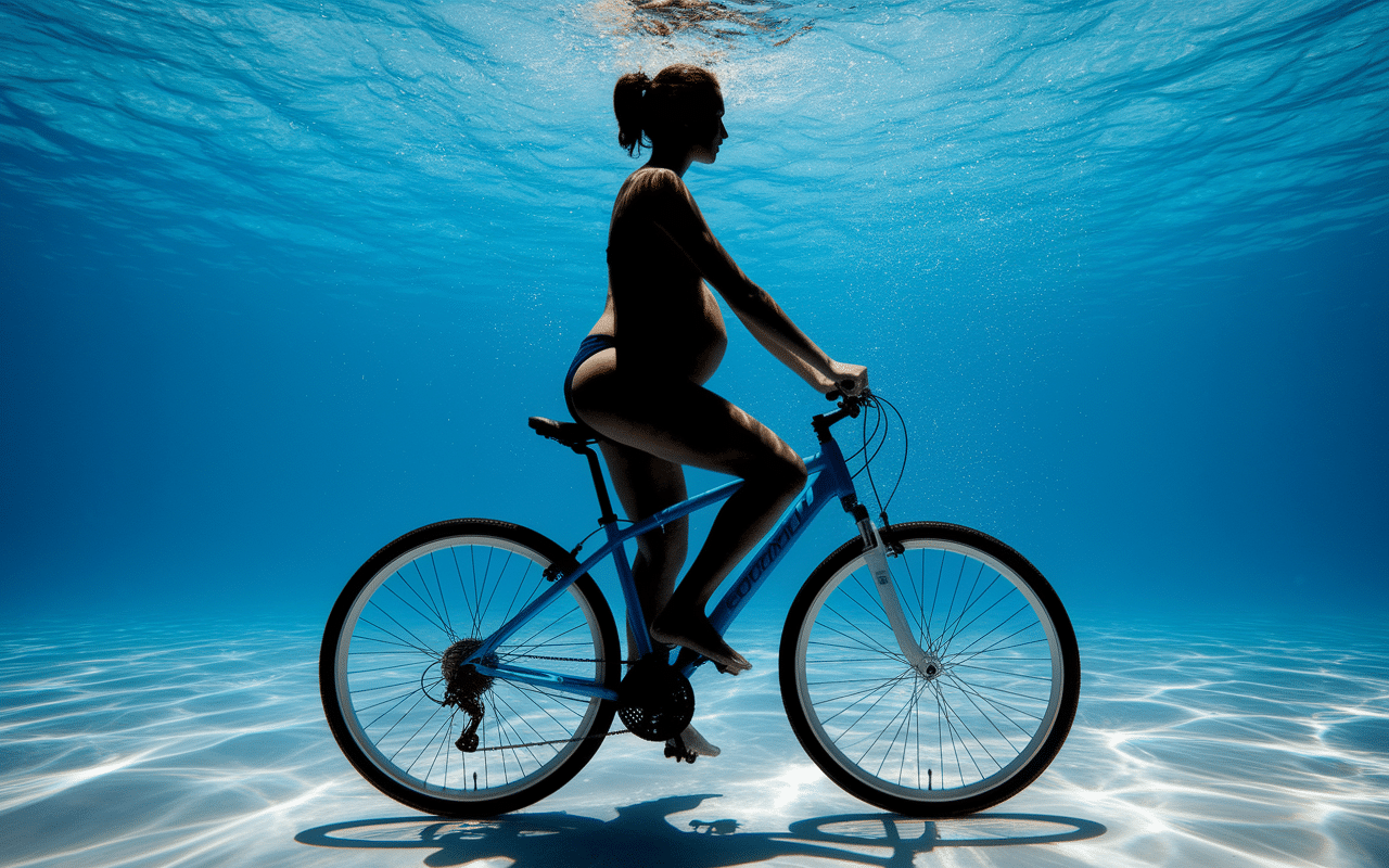 Bienfaits aquabike enceinte jambes et dos