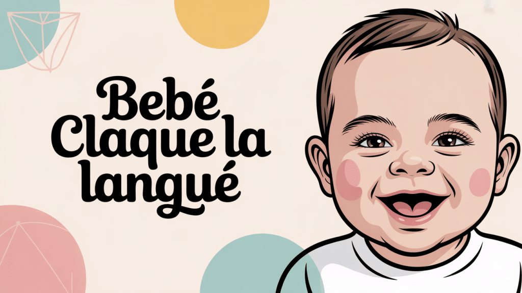 bebe claque langue image bébé souriant
