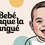 bebe claque langue image bébé souriant