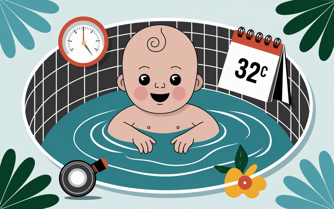 bébé nageur quel age début piscine sécurité