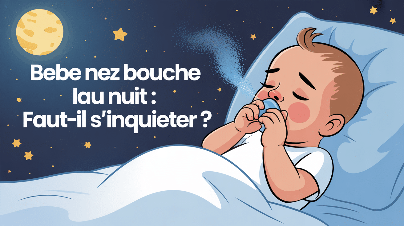 bébé nez bouché nuit dangereux allongé congestion