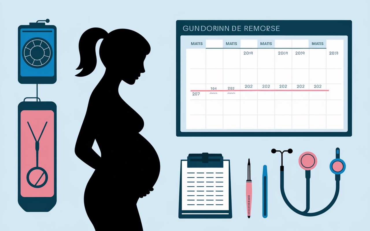 Calculer les semaine aménorrhée suivi grossesse échographie