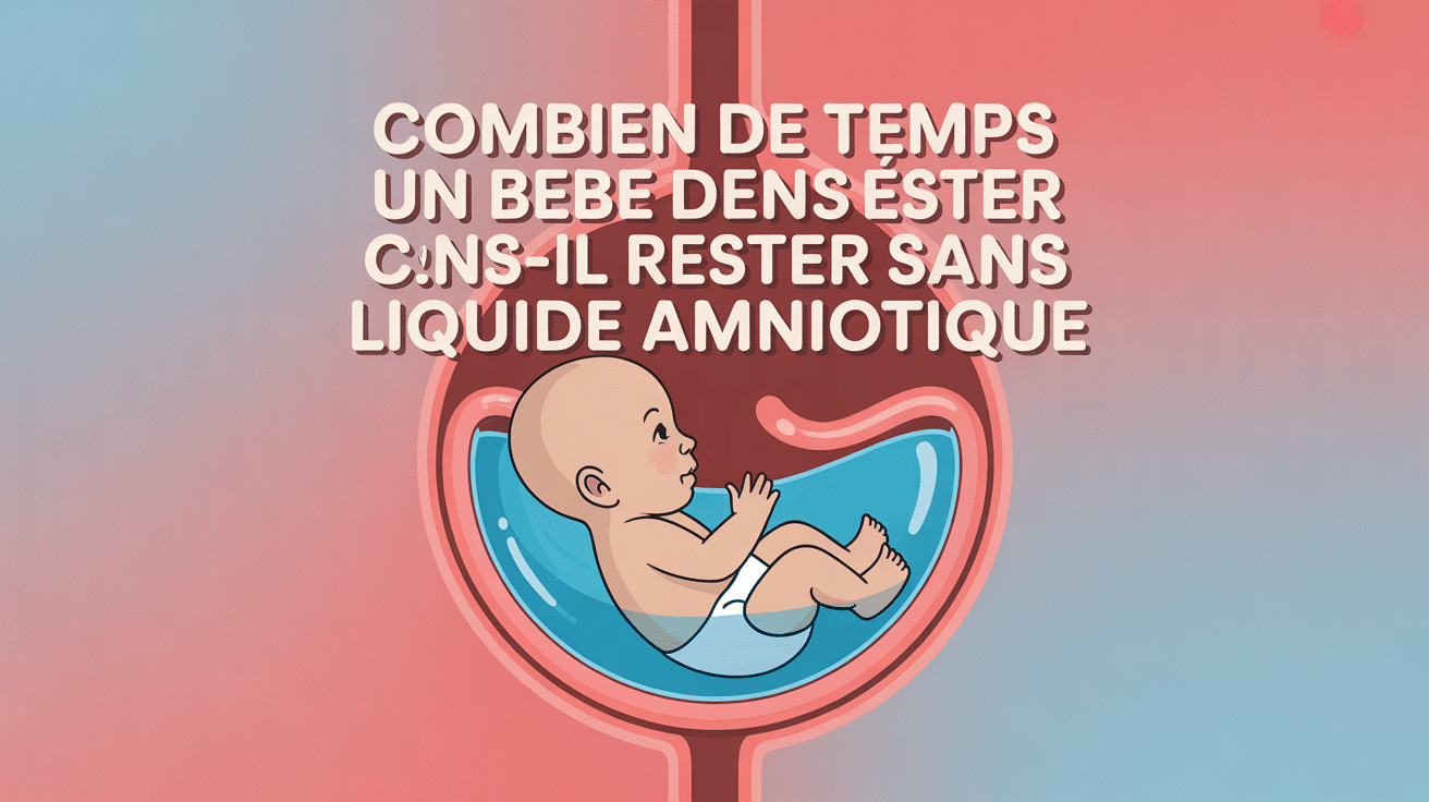 combien de temps bébé peut rester sans liquide amniotique image