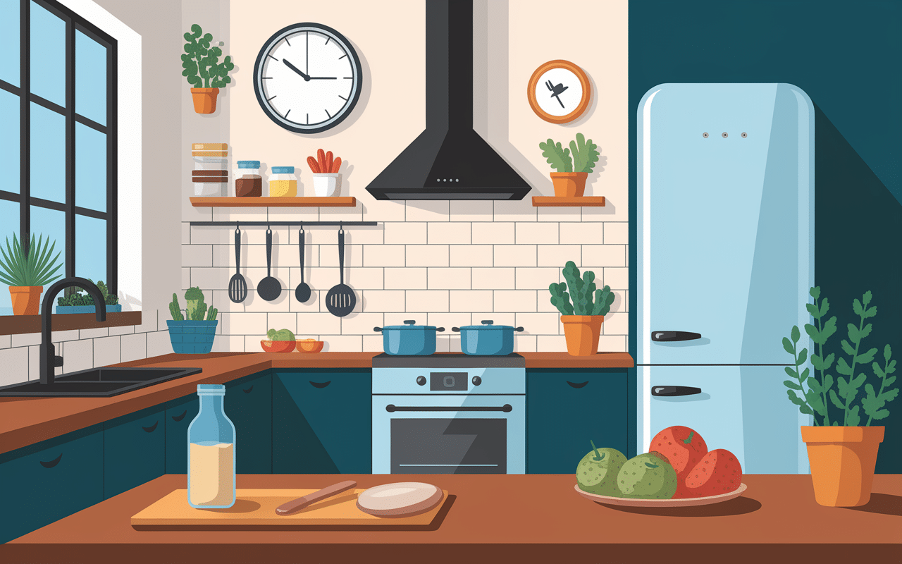 scene cuisine creme liquide stérilisée uht enceinte