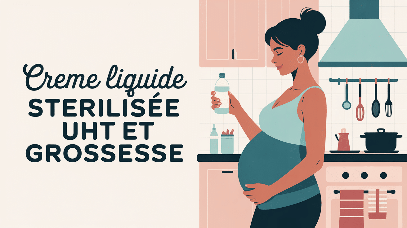 creme liquide stérilisée uht enceinte illustration
