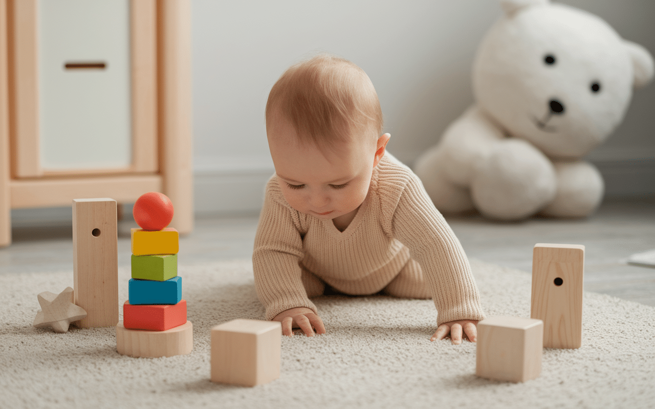 jeux bébé 1 an bébé joue jouets d’éveil gobelets cubes anneaux