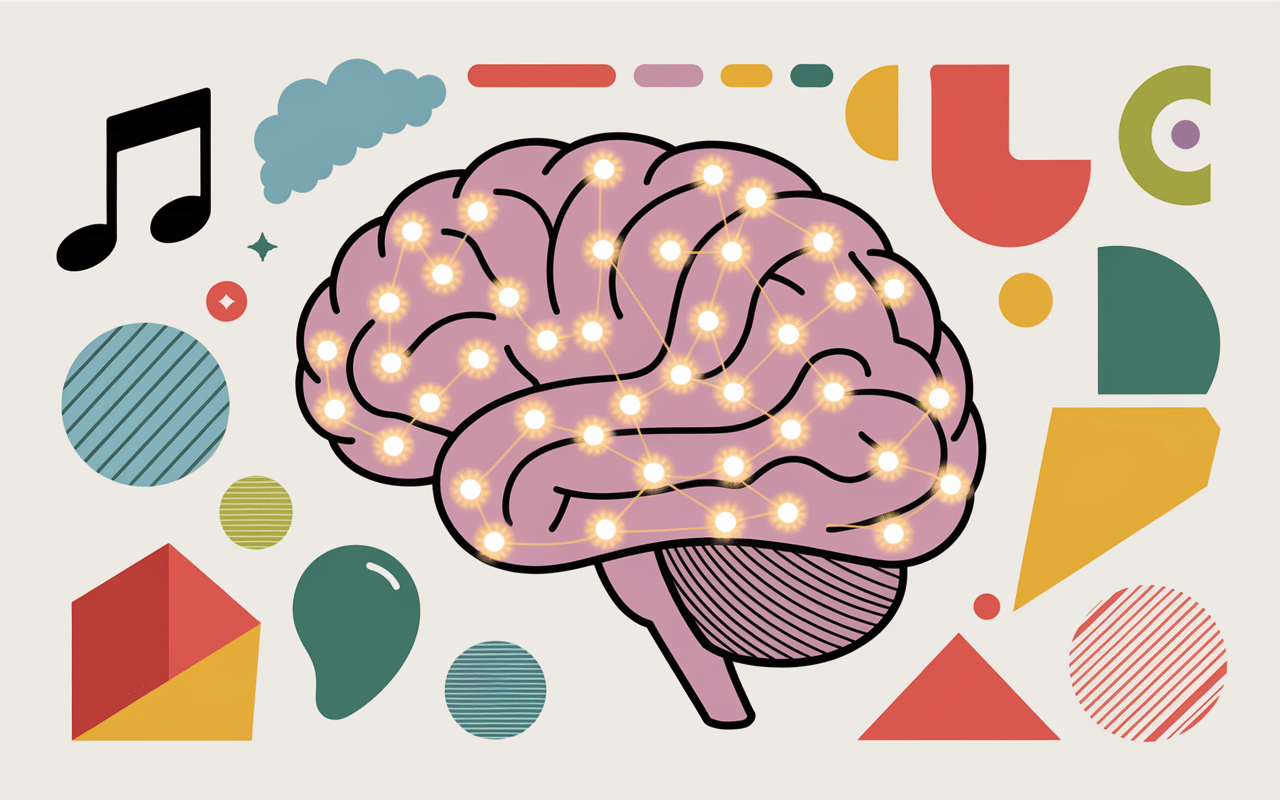 Jeux sensoriel bebe cerveau connecté éléments sensoriels colorés