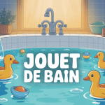 Jouet de bain flottants baignoire ambiance joyeuse