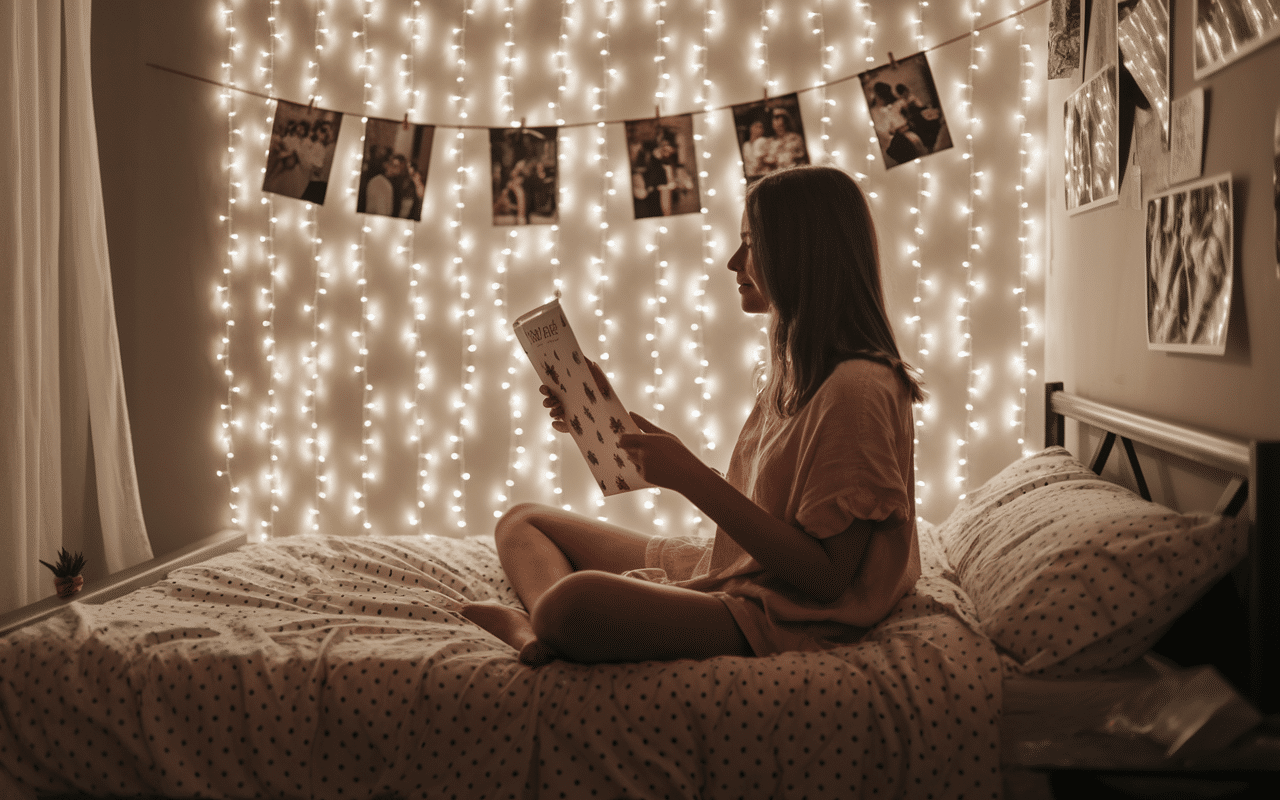 ados fille joyeux anniversaire carte chambre décorée