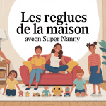 Les règles de la maison Super Nanny famille organisée illustration