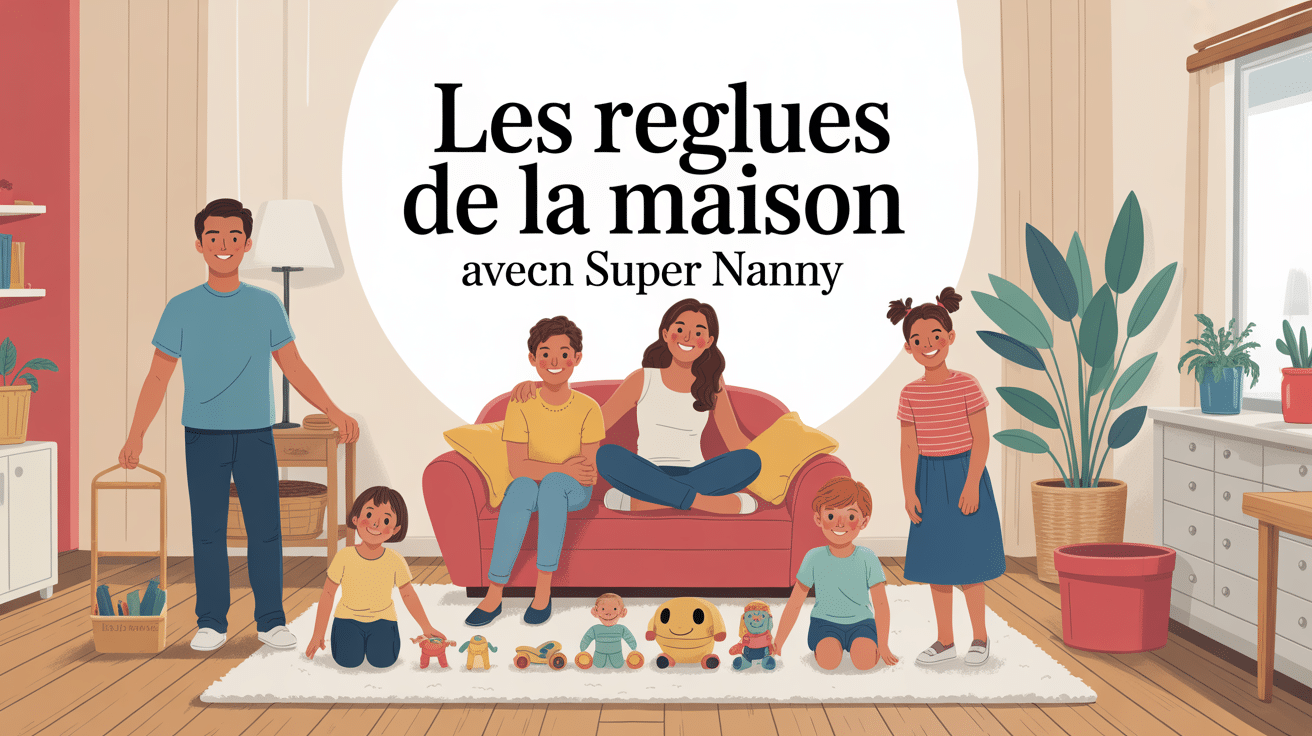 Les règles de la maison Super Nanny famille organisée illustration