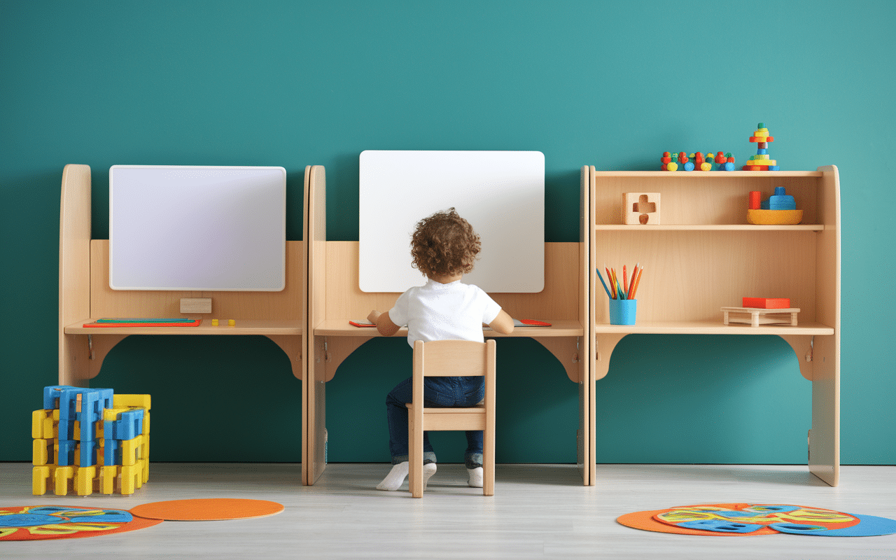 Configurations du magi bureau interactif 5 en 1 pour enfant