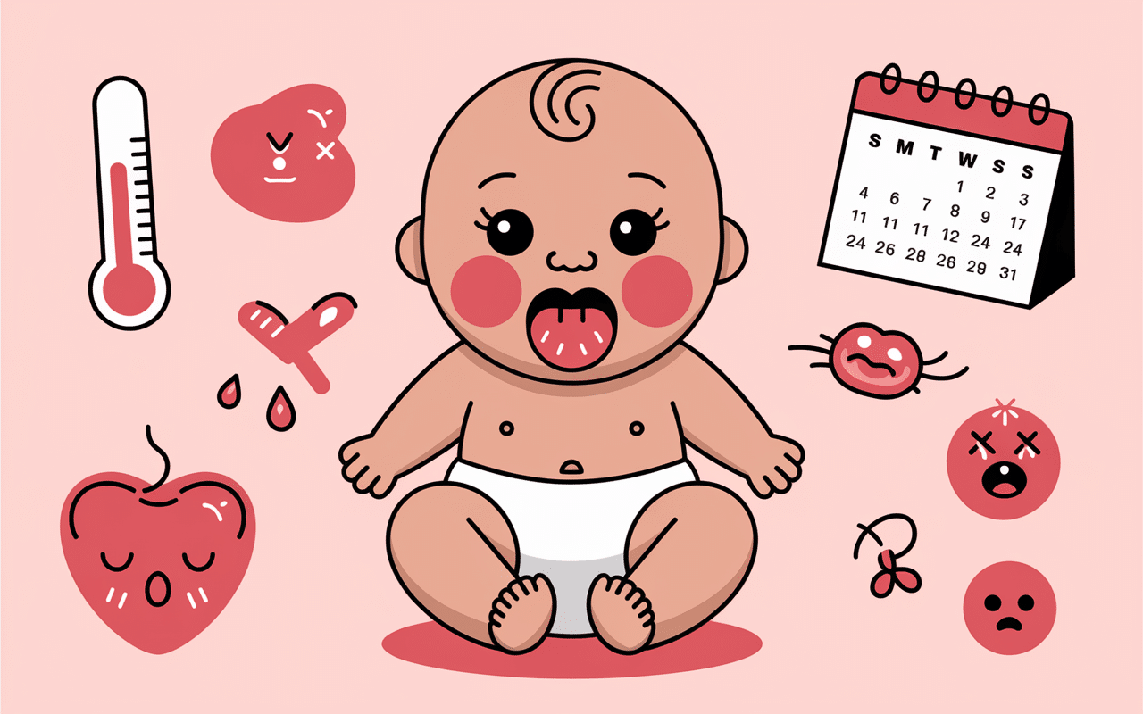 mal de dent bébé remède de grand-mère symptômes et signes visuels