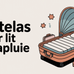 Matelas lit parapluie épais et accessoires de voyage