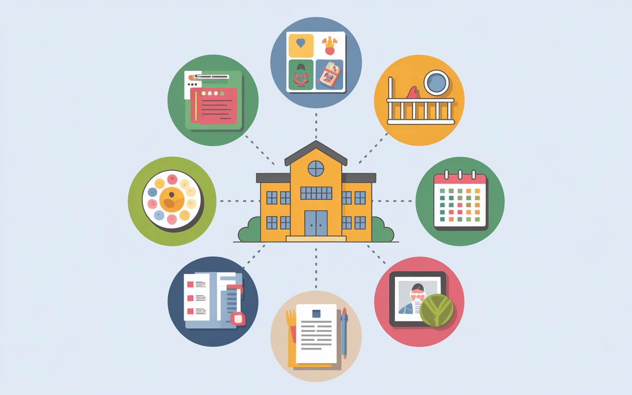 Icônes services portail famille Toulon