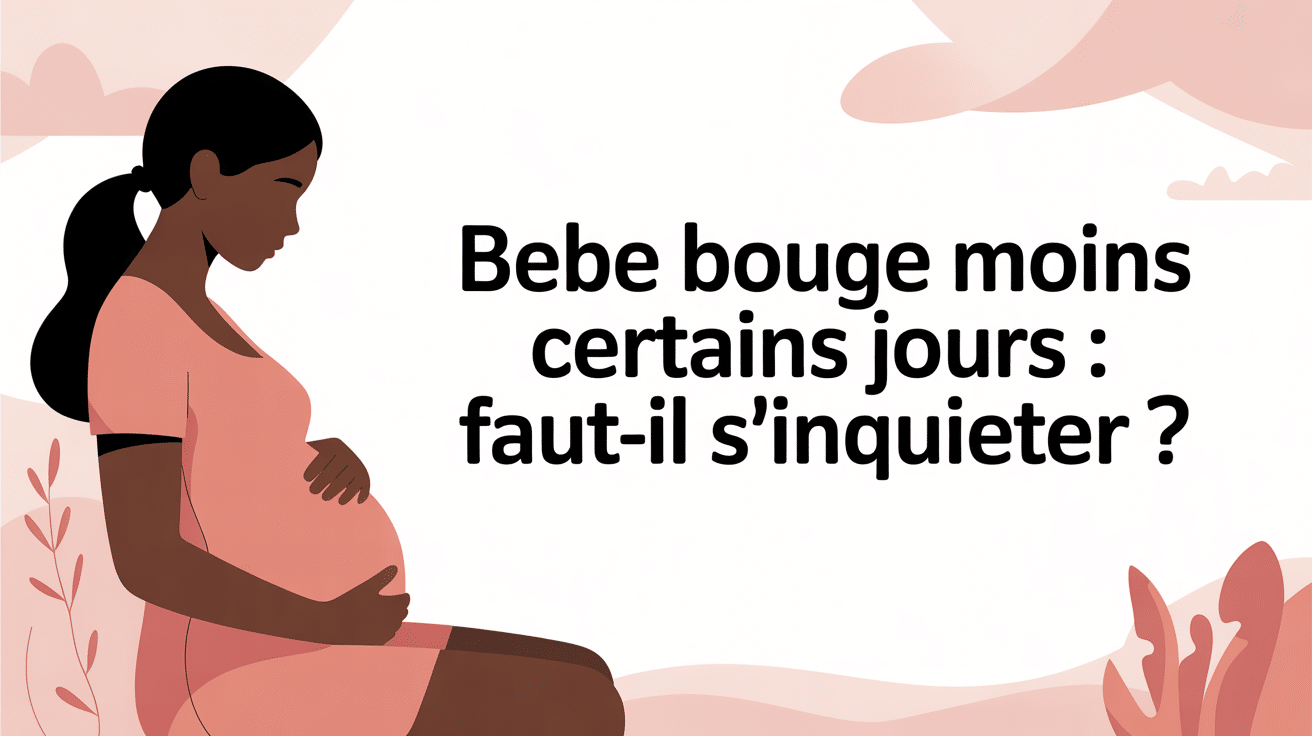pourquoi bébé bouge moins certains jours femme enceinte paisible