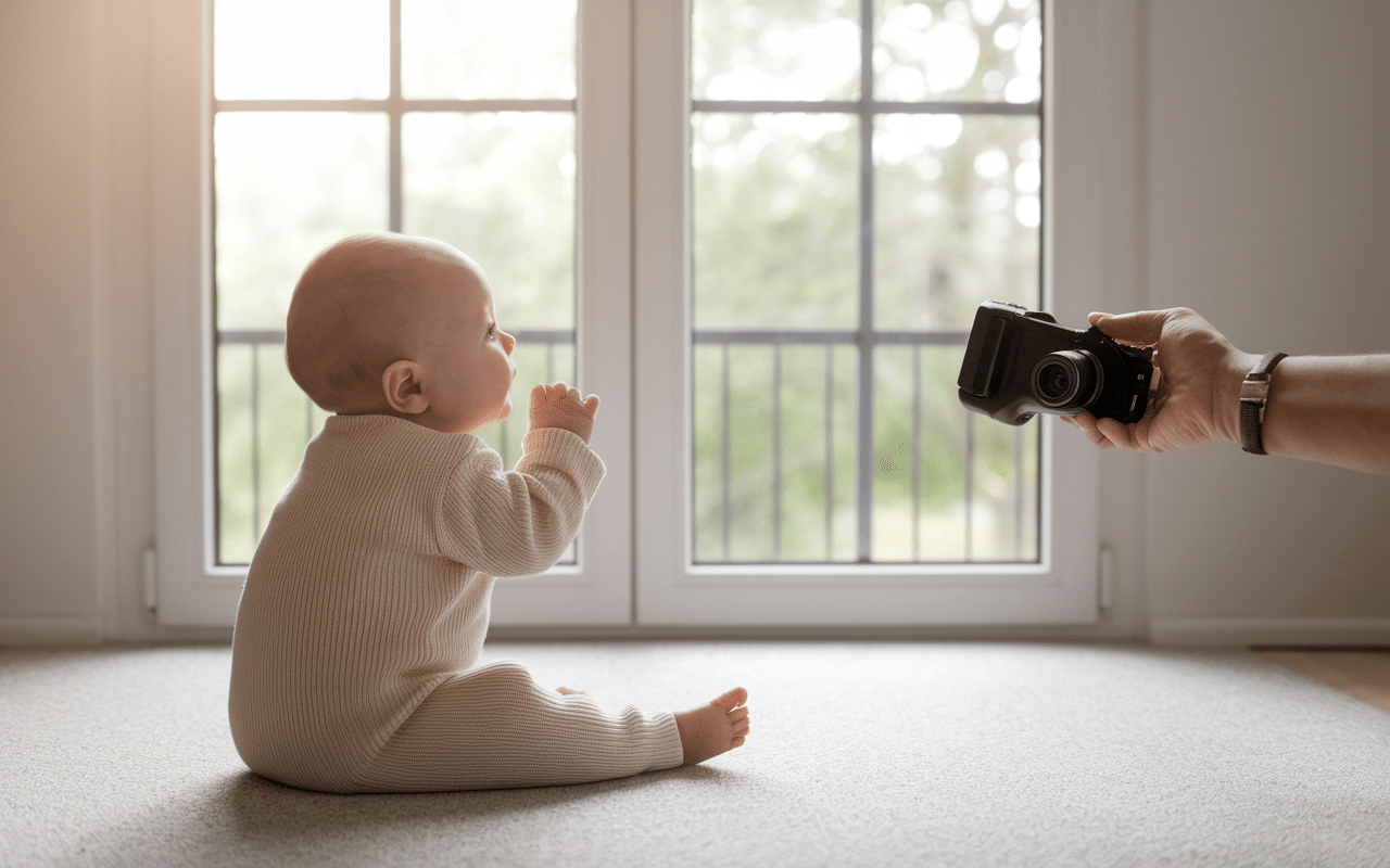 premiere photo dent qui perce astuces prise de vue bebe