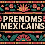 prénom mexicain éléments culture mexicaine illustration