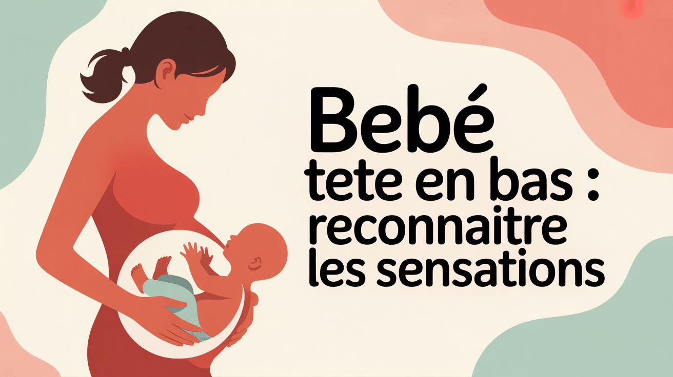 Sensation quand bébé à la tête en bas, femme enceinte et bébé en position céphalique