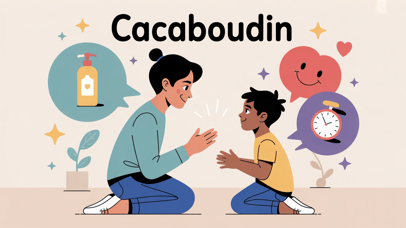 Parent et enfant, cacaboudin, humour encadré et apprentissages