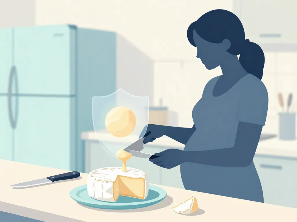 caprice des dieux enceinte cœur sans croûte couteau propre