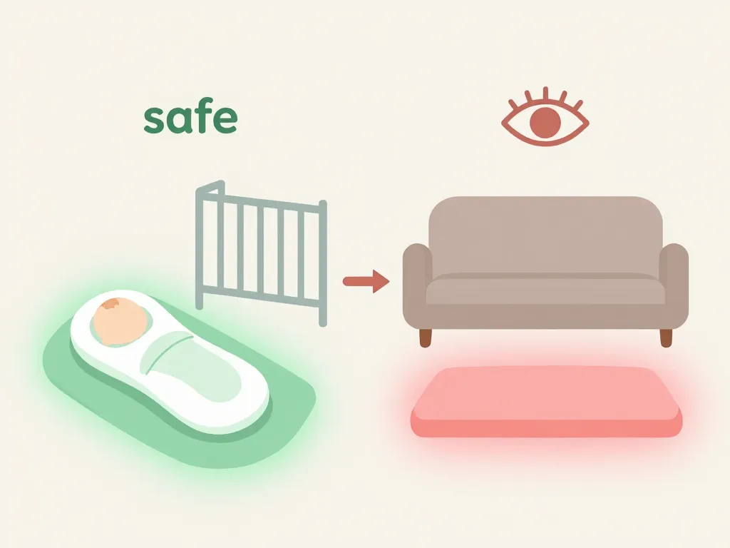 Schéma cocoonababy sécurité positions sûres et à éviter