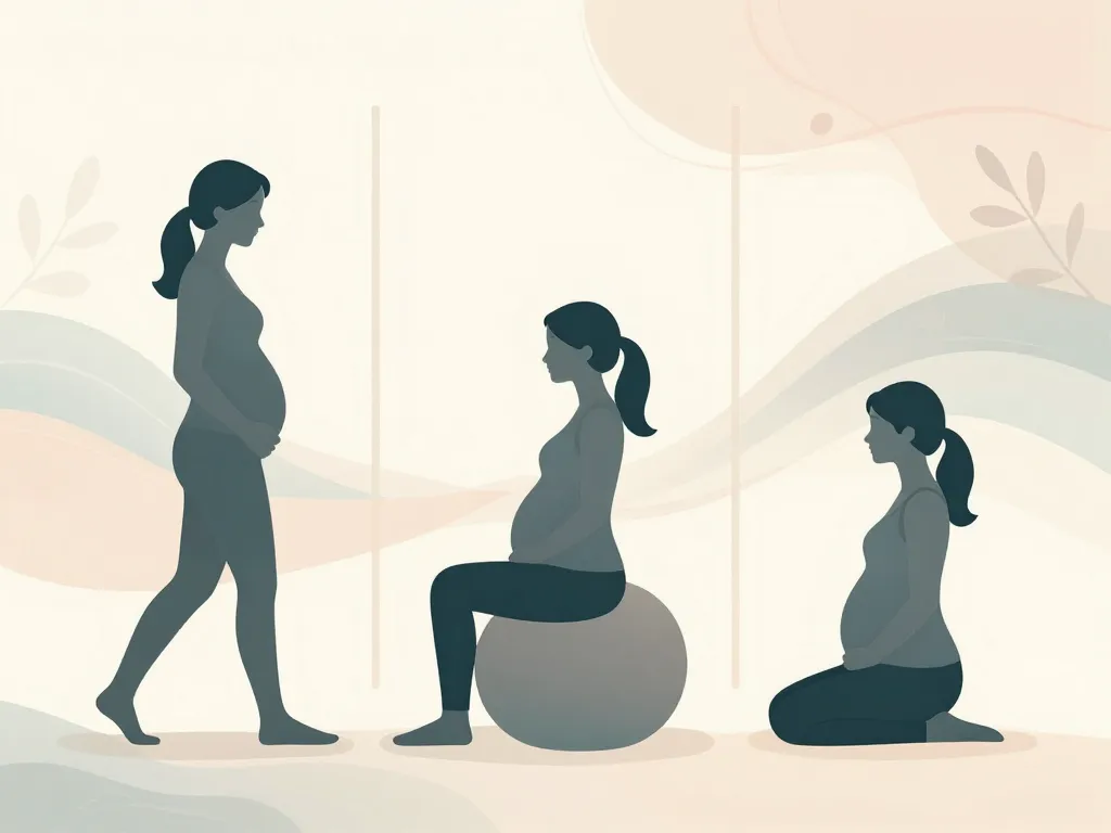 combien de temps marcher pour déclencher accouchement, marche ballon et postures