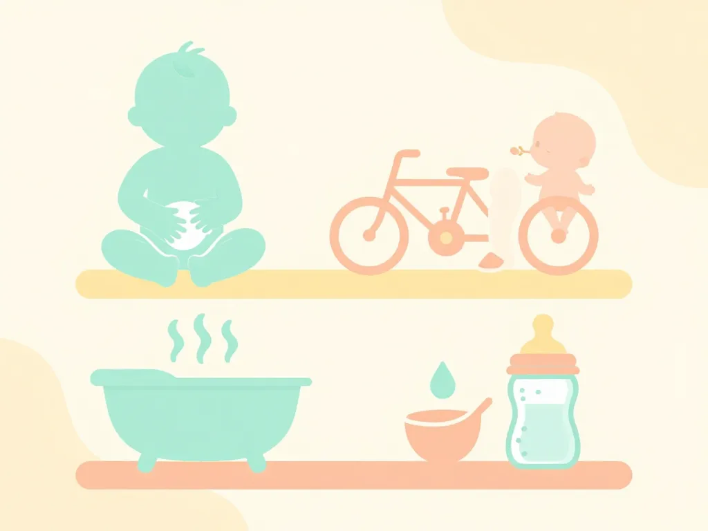 Fréquence selles bébé lait artificiel, massages, pédalage et biberon