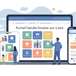 illustration du portail famille divatte sur loire tableau de bord